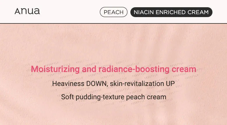 Peach 77 Niacin Enriched Cream | Crema hidratante de niacinamida 50gr
